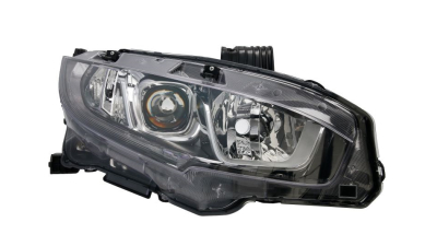 Far Honda Civic, 07.2016-, partea Dreapta, cu lumina timp de zi tip LED; H11+HB3+LED; electric; cu motor, TYC