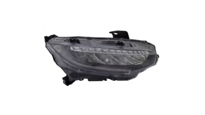 Far HONDA CIVIC, 07.2016-, partea dreapta, TYC, cu "lumina timp de zi" tip LED; LED; electric; cu motor; LED