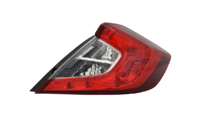 Stop spate lampa Honda Civic, 07.2016-, Sedan, partea Dreapta, exterior; LED+W16W+W21W+WY21W; cu locas bec; Omologare: ECE, DEPO