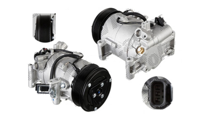 Compresor aer conditionat Honda Civic, 2016-, motor 2.0 118kw, CR-V, 2016-, motorizare 2.0 113kw, benzina, rola curea 110 mm, 7 caneluri, Delphi tip: 6CVC140E