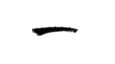 Ornament grila radiator HONDA ACCORD (USA), 10.2017-, fata, partea dreapta, negru; inferior, model versiune USA