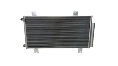 Condensator climatizare Honda FIT, 2015-, motor 1.5, 97 kw benzina, cutie CVT, full aluminiu brazat, 705(690)x360(345)x16 mm, cu uscator si filtru integrat