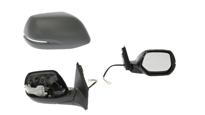 Oglinda usa exterioara Honda Crv (Rm), 11.2011-10.2018, partea Dreapta, reglare electrica; carcasa grunduita; incalzit; sticla convexa; geam cromat; rabatabil; cu Lucas, pliabila, mufa cu 13 gauri/ 9 pini