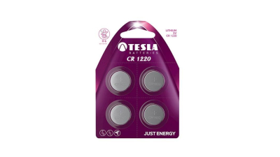 Baterie CR1220 Lithium, 3V, 38mAh, Tesla, Set 4 bucati