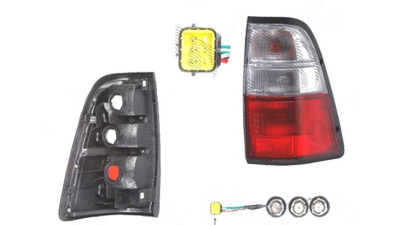Stop spate lampa Isuzu Pickup, 1997-12.1997; Opel Campo, 1997-12.2001, spate, Dreapta, P21/5W+P21W+PY21W; semnalizare alba; cu cablaje, DEPO