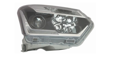 Far Isuzu D-Max (Rt-50), 2017-, partea Dreapta, cu lentile; cu lumina timp de zi tip LED; H11+HB3+tip bec LED+WY21W; electric; cu motor, DEPO