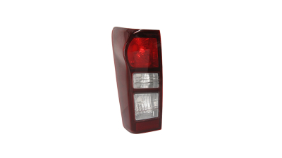 Stop spate lampa Isuzu D-MAX (RT-50), 2012-2015 Pick Up Truck, partea Stanga, cu lampa ceata, tip bec P21/5W+P21W+PY21W, fara suport becuri, Depo