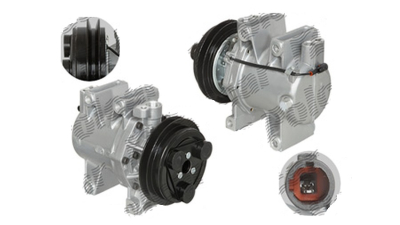 Compresor aer conditionat Mazda BT-50, 2006-2010, motorizare 2.5 TDCI 105kw, Isuzu D-MAX, 2002-2012, motor 2.5 D 100kw, diesel, rola curea 125 mm, 1 caneluri, Calsonic tip: CR12SB