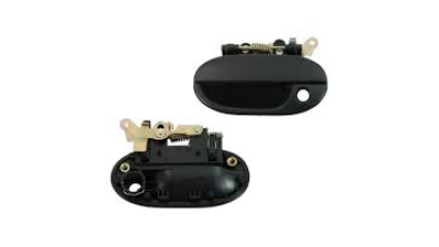 Maner usa exterior Hyundai Accent (X-3), 1994-1997, negru/texturat, 82650-22000-CA, usa fata partea Stanga , cu garnitura