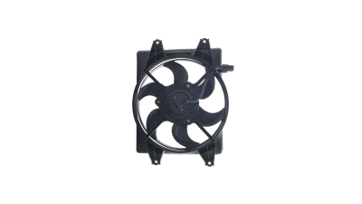 GMV radiator electroventilator Hyundai Accent (Lc), 2000-2006, Motorizare 1, 3 I 12v 55kw; 1, 5 Crdi 60kw; 1, 5 I 12v 66kw; 1, 5 I 16v 75kw; 1, 6 I 16v 77kw Diesel/Benzina, tip climatizare cu AC, cutie Automata, , dimensiune 100W/310mm, cu 2pini, suport d