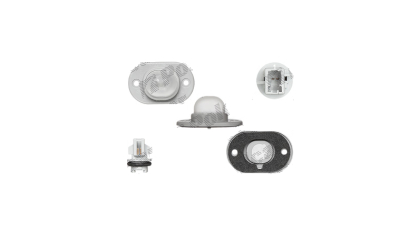 Lampa numar Hyundai Matrix (Fc), 01.2001-03.2008; Matrix (Fc), 03.2008-, spate, Stanga = Dreapta, W5W; cu suport becuri, OE