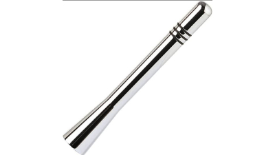 Tija antena auto Aluminium Viper Sumex, 100mm, Silver, adaptor 5-6mm