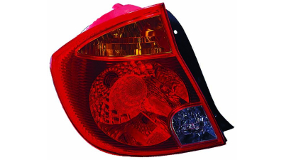 Stop spate lampa Hyundai Accent (Lc), 08.02-08.06 Hatchback, spate, omologare ECE/SAE , fara suport bec, 92401-25710; 92411-25700, Stanga