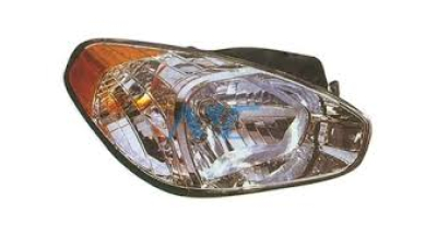 Far Hyundai Accent (Mc), 09.2006-01.2010, Electric,tip bec H4, omologare ECE, fara motoras, 92101-1E040; 92101-1E041; 92101-1E088; L92101-1E088, Stanga