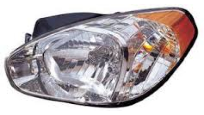 Far Hyundai Accent (Mc), 09.2006-01.2010, Electric,tip bec H4, omologare ECE, fara motoras, 92102-1E040; 92102-1E041; L92102-1E088, Dreapta