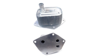 Radiator racire ulei motor, termoflot OEM/OES Kia Carens, 10.2010-2013, Soul, 02.2009-2014, motor 1.6 CRDI, 94 kw, diesel, cv manuala, 95x63x50 mm, din aluminiu