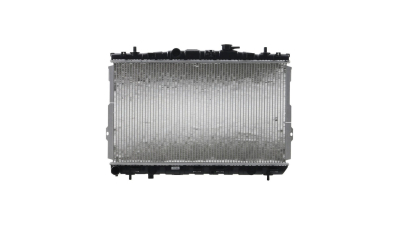 Radiator racire Hyundai Coupe, 2002-2009 (Motor 2, 7 V6 121/123kw), Elantra, 2000-2006 (Motor 1, 6 77kw; 1, 8 79/94/97kw; 2, 0 100/102/105kw) Benzina, tip climatizare Cu/fara AC, cutie Manuala, dimensiune 654x375x16mm, Cu lipire fagure prin brazare, After