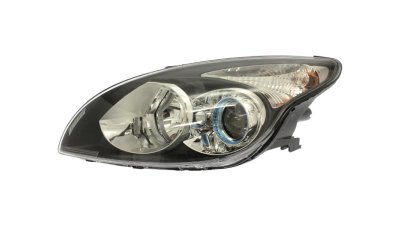 Far Hyundai I30 (Fd), 03.2007-03.2012, partea Stanga, H1+H7+PY21W+W5W; electric; negru; cu motor, OEM/OES
