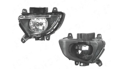 Proiector ceata Hyundai I30 (Fd), 03.2007-03.2012, fata, Dreapta, fabricat in Cehia, H27W/2 (GE881); negru, OE