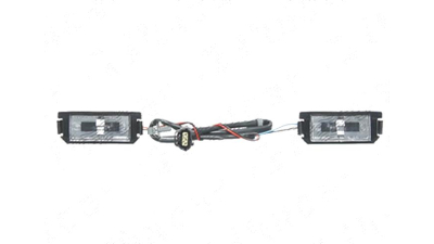 Lampa numar Hyundai I30 (Fd), 03.2007-03.2012, spate, Stanga = Dreapta, Hatchback, cu suport becuri; cu cablaj;