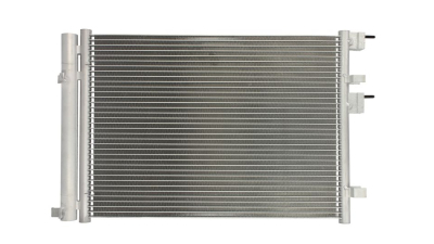 Condensator climatizare Hyundai I20, 09.2008-12.2015, motor 1.4, 74 kw/1.6, 93 kw benzina, cutie manuala/automata, full aluminiu brazat, 535(490)x378(364)x16 mm, cu uscator si filtru integrat