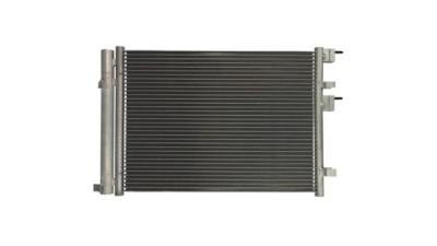 Condensator climatizare Hyundai I20, 09.2008-12.2015, motor 1.4, 74 kw/1.6, 93 kw benzina, cutie manuala/automata, full aluminiu brazat, 530(485)x355x17 mm, cu uscator si filtru integrat