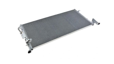 Condensator climatizare Hyundai Sonata, 11.2002-05.2004, motor 2.0, 96 kw; 2.7 V6, 127 kw benzina, cutie manuala/automata, full aluminiu brazat, 725(670)x345x16 mm, fara filtru uscator