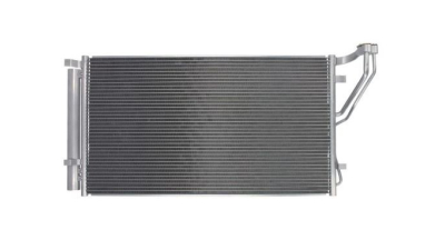 Condensator climatizare Hyundai Sonata, 01.2009-06.2014, motor 2.0 T, 201 kw benzina, cutie automata, full aluminiu brazat, 715(685)x390(375)x12 mm, cu uscator si filtru integrat
