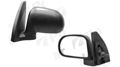 Oglinda exterioara Hyundai Atos (Mx) 09.1997-12.2002 partea dreapta View Max crom convex texture reglare manuala prin cablu fara incalzire