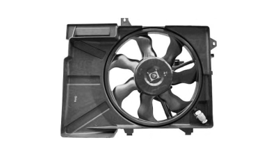GMV radiator electroventilator Hyundai Getz (Tb), 09.2002-2011, Motorizare 1, 1 46kw; 1, 3 60/62kw Benzina, dimensiune 120W/360mmmm, Aftermarket
