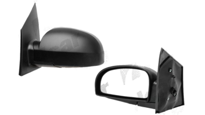 Oglinda exterioara Hyundai Getz (Tb) 05.2002-09.2005 partea dreapta View Max crom convex grunduita partial reglare electrica fara incalzire , cu 3 pini