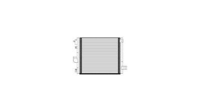 Condensator climatizare Hyundai Atos PRIME, 06.2003-2008, motor 1.1, 43 kw benzina, cutie manuala, full aluminiu brazat, 445 (400)x335x17 mm, fara filtru uscator