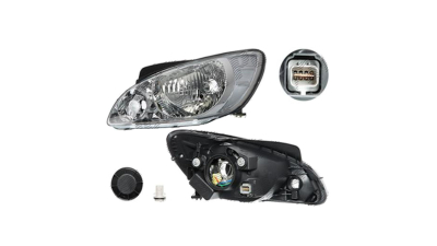 Far Hyundai Getz 09.2005-12.2011 DEPO partea Dreapta cu bec H4 , reglaj manual 