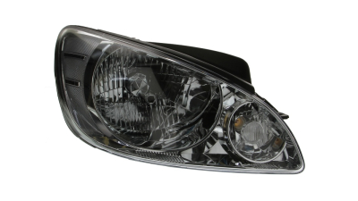 Far Hyundai Getz (Tb), 09.2005-12.2011, Electric,tip bec H4, omologare ECE, cu motoras, 92102-1C510; 92102-1C511, Dreapta