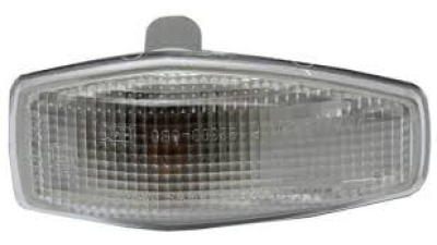 Lampa semnalizare aripa Hyundai Accent 2002-2006, Getz 2002-2011, I10 2008-2012, Matrix 2001-2010, Terracan 2001-2006, Tucson 2004-2010, Trajet, Kia Carnival, Rio, Opirus, Picanto, Sportage 2004-2010, alba, omologare ECE, Stanga/Dreapta