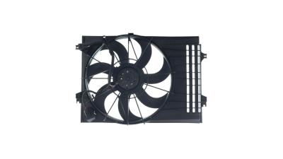 GMV radiator electroventilator Hyundai Tucson (Jm) 2005-2010, Kia Sportage (Je), 07.2004-2010, Motorizare 2, 0 104kw; 2, 0 Crdi 100/103/110/83kw Benzina/Diesel, dimensiune 455mm, 250W, plastic, Aftermarket