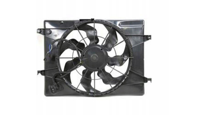 GMV radiator electroventilator Hyundai Tucson (Jm) 2005-2010, Kia Sportage (Je), 07.2004-2010, Motorizare 2,0 104kw; 2,0 Crdi 100/103/110/83kw Diesel/Benzina, dimensiune 463 mm, 3 pini