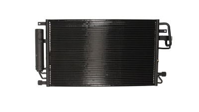 Condensator climatizare Kia Sportage (JE), 09.2008-10.2010, motor 2.0 CRDI, 110 kw diesel, cutie manuala/automata, full aluminiu brazat, 630 (580)x370x16 mm, cu uscator filtrat