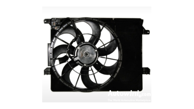 GMV radiator electroventilator Hyundai Ix35 (Lm), 08.2009-, Kia Sportage (Sl), 06.2010-2015, Motorizare 1, 7 Crdi 85kw; 2, 0 120kw; 2, 0 Crdi 100/135kw, 2, 4 129kw Diesel/Benzina, dimensiune 470mm cu 3 pini, cu rezistormm, DOOWON