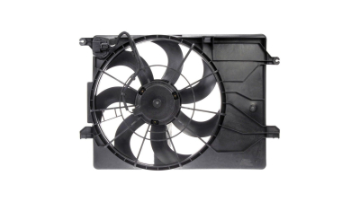GMV radiator electroventilator Hyundai Ix35 (Lm), 08.2009-, Kia Sportage (Sl), 06.2010-2015, Motorizare 1, 6 99kw; 2, 0 120kw; 2, 4 129kw Benzina, tip climatizare cu AC, dimensiune 470mm, cu 3 pini, cu rezistormm, Aftermarket
