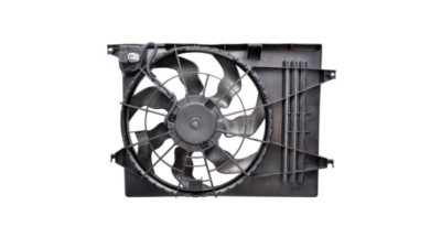 GMV radiator electroventilator Kia Sportage (JE), 01.2014-2015, Hyundai IX35 (LM), 07.2013-2015, motor 1.6; 2.0, benzina, cu AC, 460 mm; 3 pini