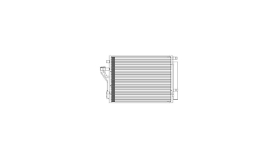 Condensator climatizare Hyundai IX35 (LM), 11.2010-12.2015, motor 1.7 CRDI, 85 kw diesel, cutie manuala, full aluminiu brazat, 535(495)x380x16 mm, cu uscator si filtru integrat