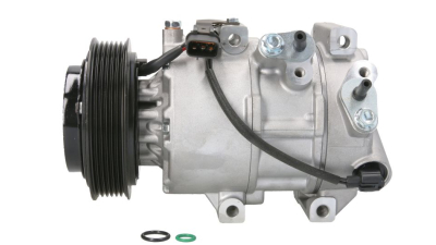 Compresor aer conditionat Hyundai IX35 (LM), 2009-2015, Kia Sportage (JE), 2010-2015, motorizare 2.0 120kw, benzina, rola curea 119 mm, 6 caneluri, de tip Doowon: DVE16