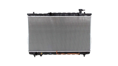 Radiator racire Hyundai Santa Fe (Cm), 08.2000-12.2005 Model Heavy Duty, Motorizare 2, 4 107kw; 2, 7 V6 129kw Benzina, tip climatizare Cu/fara AC, cutie automata, dimensiune 698x400x26mm, Cu lipire fagure prin brazare, Aftermarket