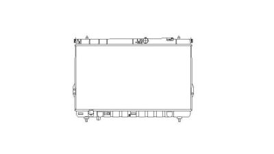 Radiator racire Hyundai Santa Fe (Cm), 03.2001-03.2003, Motorizare 2.0 Crdi 83kw Diesel, tip climatizare cu AC, cutie Manuala, dimensiune 725x403x18mm, Cu lipire fagure prin brazare, Original