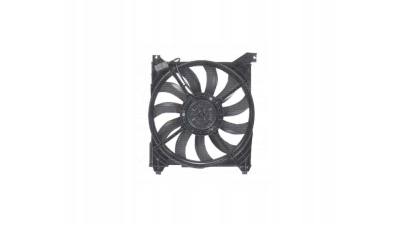 GMV radiator electroventilator Hyundai Santa Fe (Cm), 08.2000-12.2005, Motorizare 2.0 100kw; 2, 0 Crdi 83/92/107kw; 2, 4 100/107kw; 2, 7 V6 129kw Diesel/Benzina, dimensiune 385mm, cu 2 pini, plastic, Aftermarket