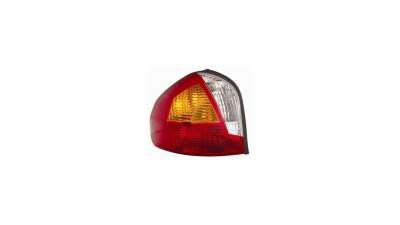 Stop spate lampa Hyundai Santa Fe (Sm), 02.2001-08.2004, omologare ECE, fara suport bec, semnalizare portocalie, 92401-26020; 92410-26000, partea Stanga