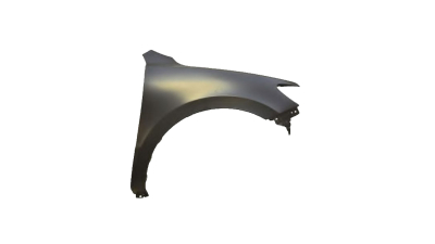 Aripa fata Hyundai Santa Fe, 04.2006-06.2009, parte montare stanga, fara gaura semnalizator, fara gauri extensie, 405101-3, Aftermarket