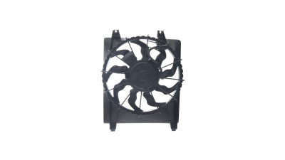 GMV radiator electroventilator Hyundai Santa Fe (Cm), 03.2006-2012, Motorizare 2, 2 Crdi 102/110/114kw; 2, 7 V6 125kw; 2, 7 V6 Gls 139kw Diesel/Benzina, tip climatizare cu AC, cutie M/A dimensiune 360mm, cu 2 pini, plastic mm, HCC(HALLA)