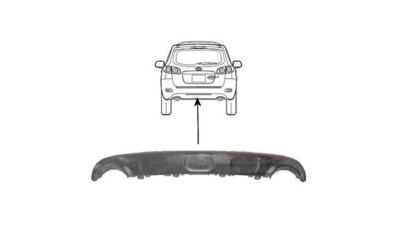 Spoiler bara spate spate Hyundai Santa Fe (Cm), 04.2006-06.2009, 866252B000